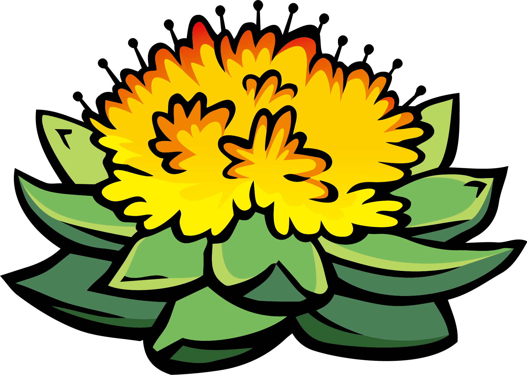 Decorative tribal element